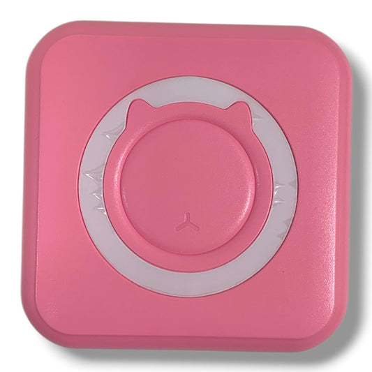 Portable Mini Printer USB Charged Pink || طابعة صغيرة متنقلة بدون حبر شحن يو اس بي وردي