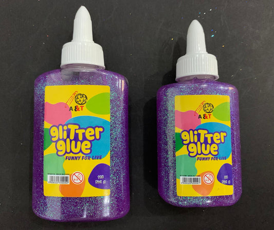 A&T Glitter Glue || صمغ زري قلتر ملون