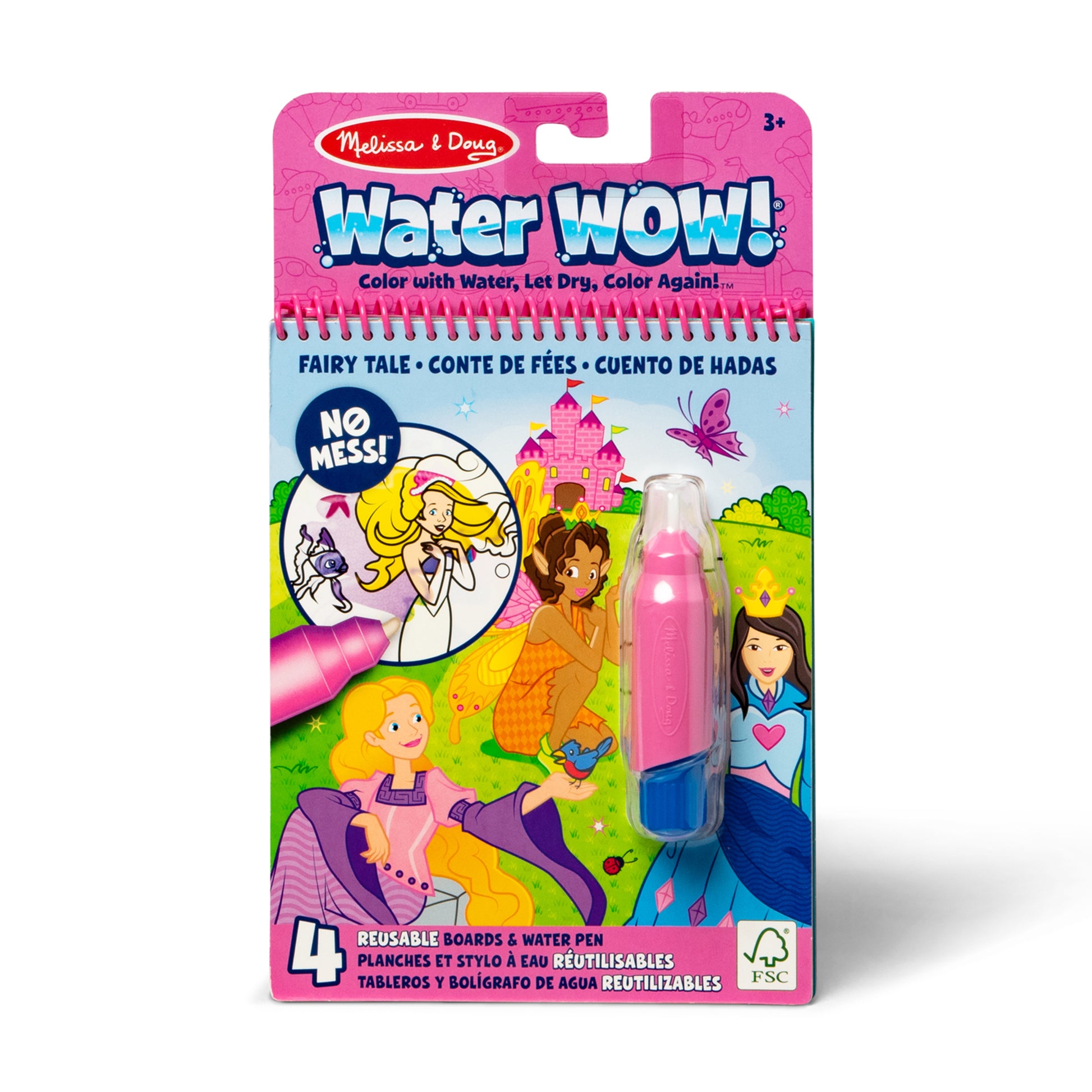 Melissa and Doug Water Water Reveal Pad Fairy Tail || ميليسا آند دوج  لوحة رسم بالقلم المائي القصة البناتية