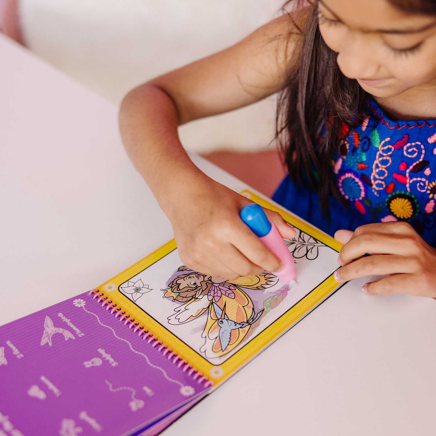 Melissa and Doug Water Water Reveal Pad Fairy Tail || ميليسا آند دوج  لوحة رسم بالقلم المائي القصة البناتية