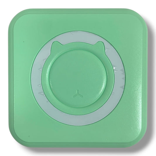 Portable Mini Printer USB Charged Green || طابعة صغيرة متنقلة بدون حبر شحن يو اس بي أخضر