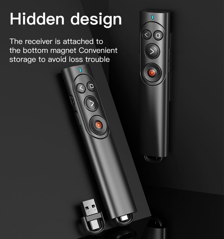 SMQ Magnetic Laser Pointer for All Presentations (PowerPoint, Keynote, Canva…) || إس إم كيو مؤشر ليزر مغناطيسي لجميع العروض التقديمية (بوربوينت كينوت كنڤا …)