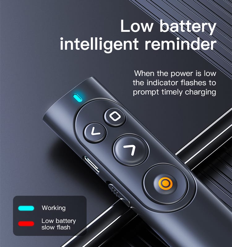 SMQ Magnetic Laser Pointer for All Presentations (PowerPoint, Keynote, Canva…) || إس إم كيو مؤشر ليزر مغناطيسي لجميع العروض التقديمية (بوربوينت كينوت كنڤا …)