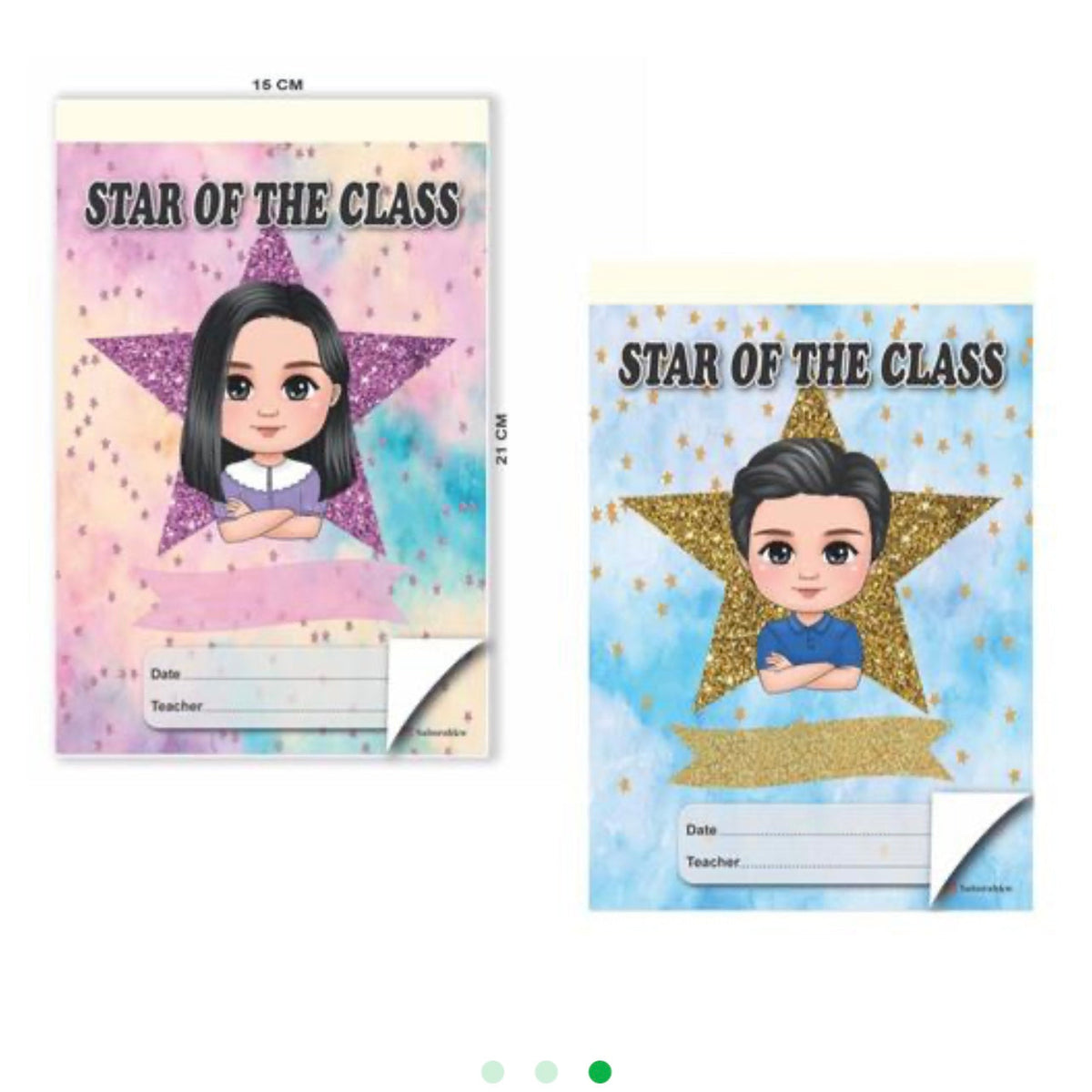 Class Stars Notebook - English || دفتر نجوم الفصل إنجليزي