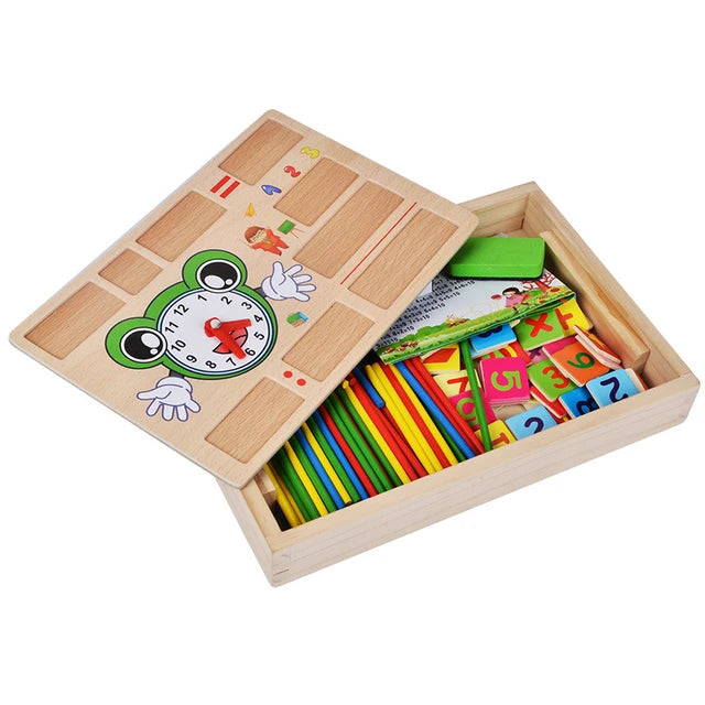 Montessori Wooden Blocks Number Math Teaching Kids Game || لعبة اطفال مونتيسوري ارقام للاطفال