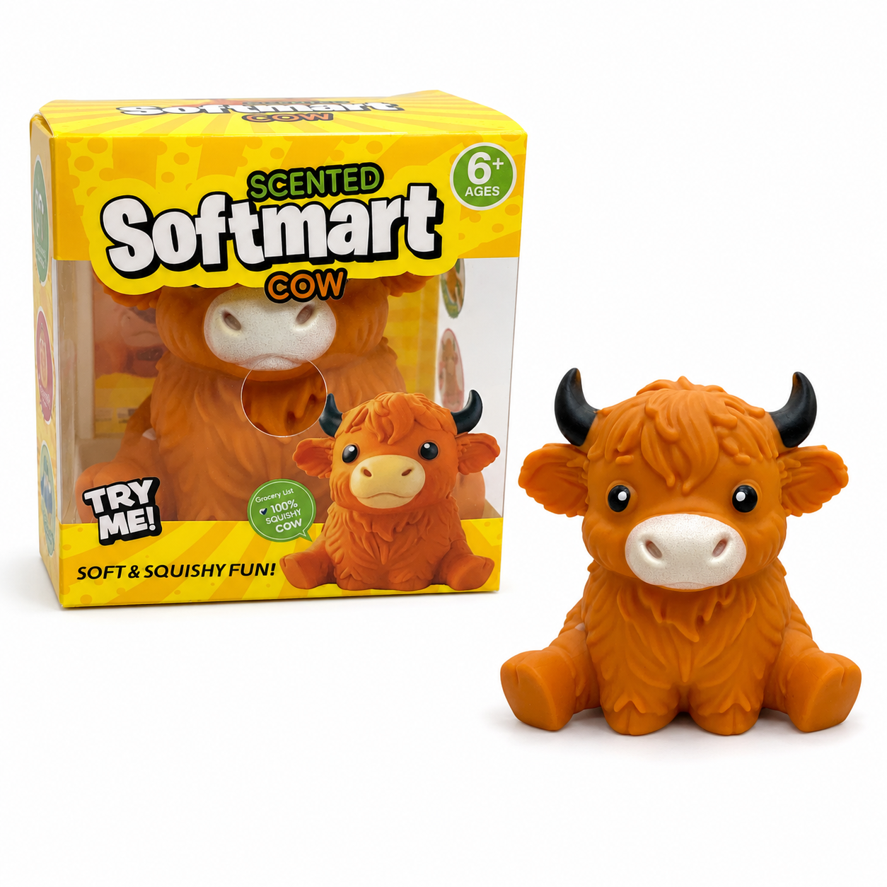 Jumbo Soft Mart Cow Squishy || سكوشي بقرة جامبو