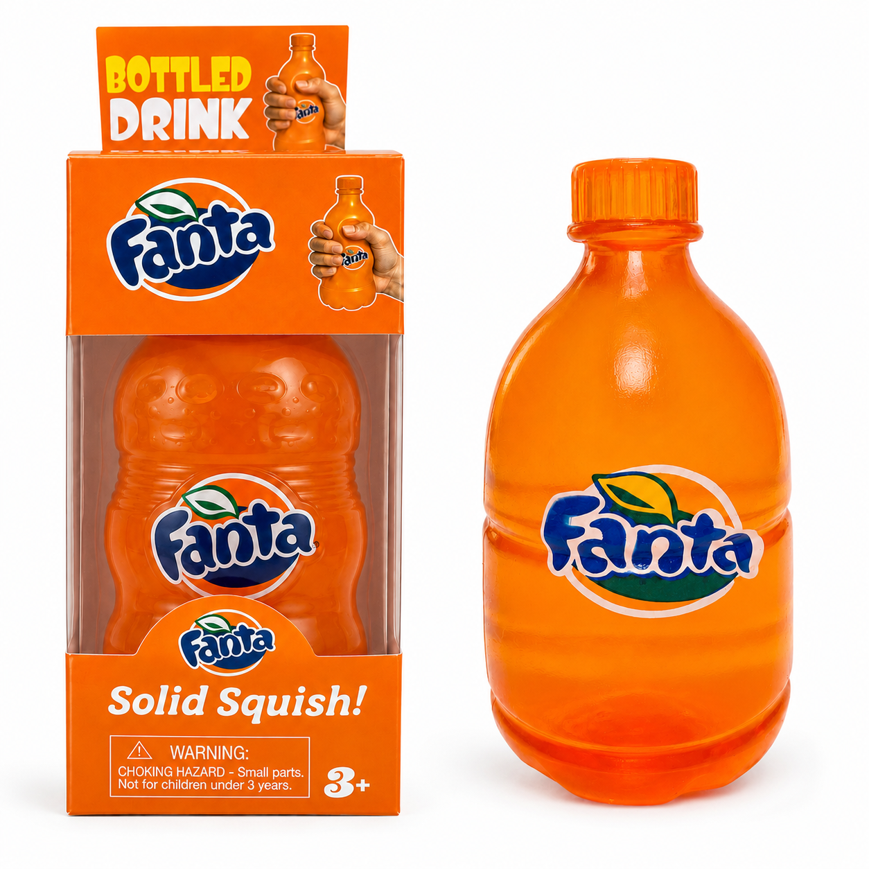 Bottled Soft Drink Squishy Fanta || نيدو مشروبات غازية بطل فانتا