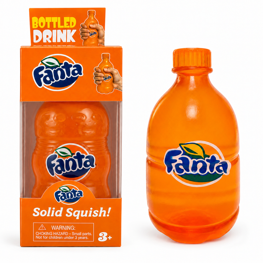 Bottled Soft Drink Squishy Fanta || نيدو مشروبات غازية بطل فانتا