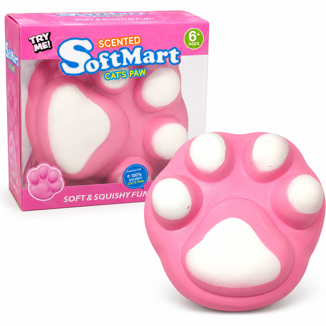 Squishy Cat Paw Jumbo Pink || سكوشي جامبو كف القطة وردي