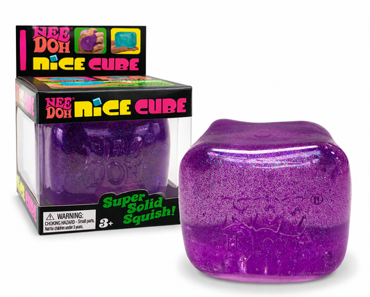 Needoh Nice Cube Shimmiring Dust Purple || مكعب نيدو زري رملي بنفسجي