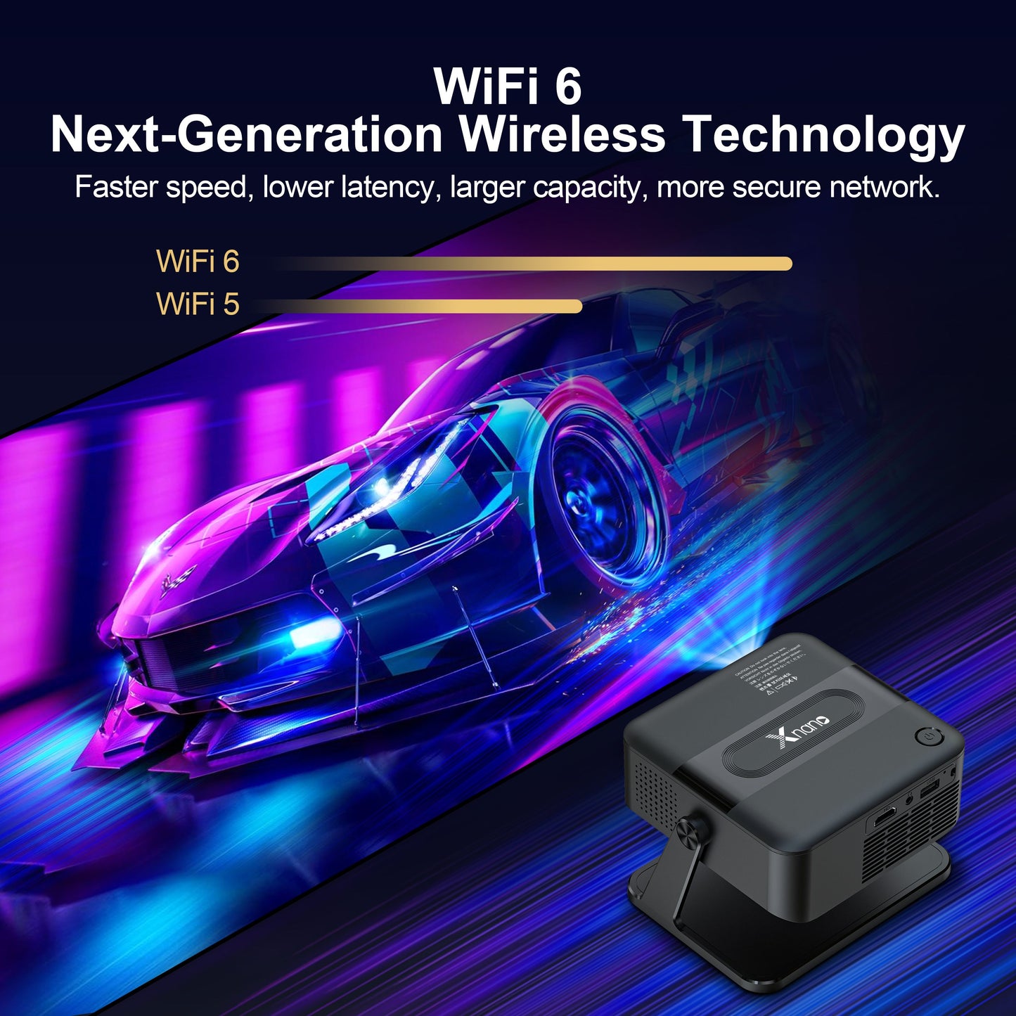 SMQ HA109 Pink Mini Smart Projector entertainment & kids education || إس إم كيو البروجكتور الذكي الصغير HA109 للترفيه وتعليم الأطفال وردي