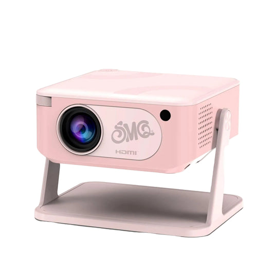 SMQ HA109 Pink Mini Smart Projector entertainment & kids education || إس إم كيو البروجكتور الذكي الصغير HA109 للترفيه وتعليم الأطفال وردي