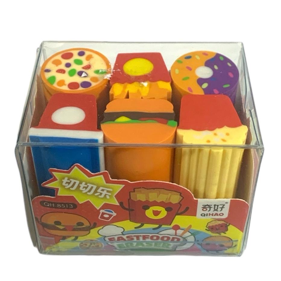 Giveaways Erasers Fast Food || توزيعات باكيت محايات شكل وجبات 