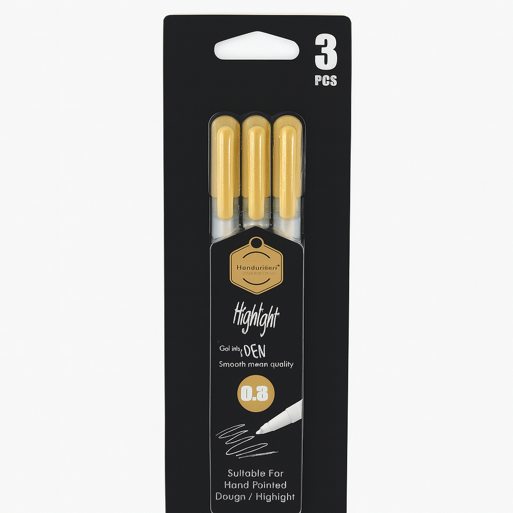 Keep Smiling Gelly Pen Set of 3 || مجموعه اقلام جيلي 3 حبات قياس 0.8 مم