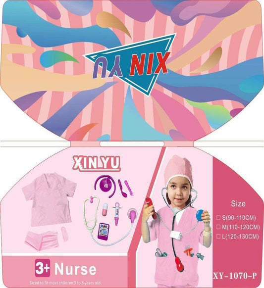 Pink Nurse Role-Play Costume Set || طقم زي ممرضة وردي للعب التخيلي — supplier reference