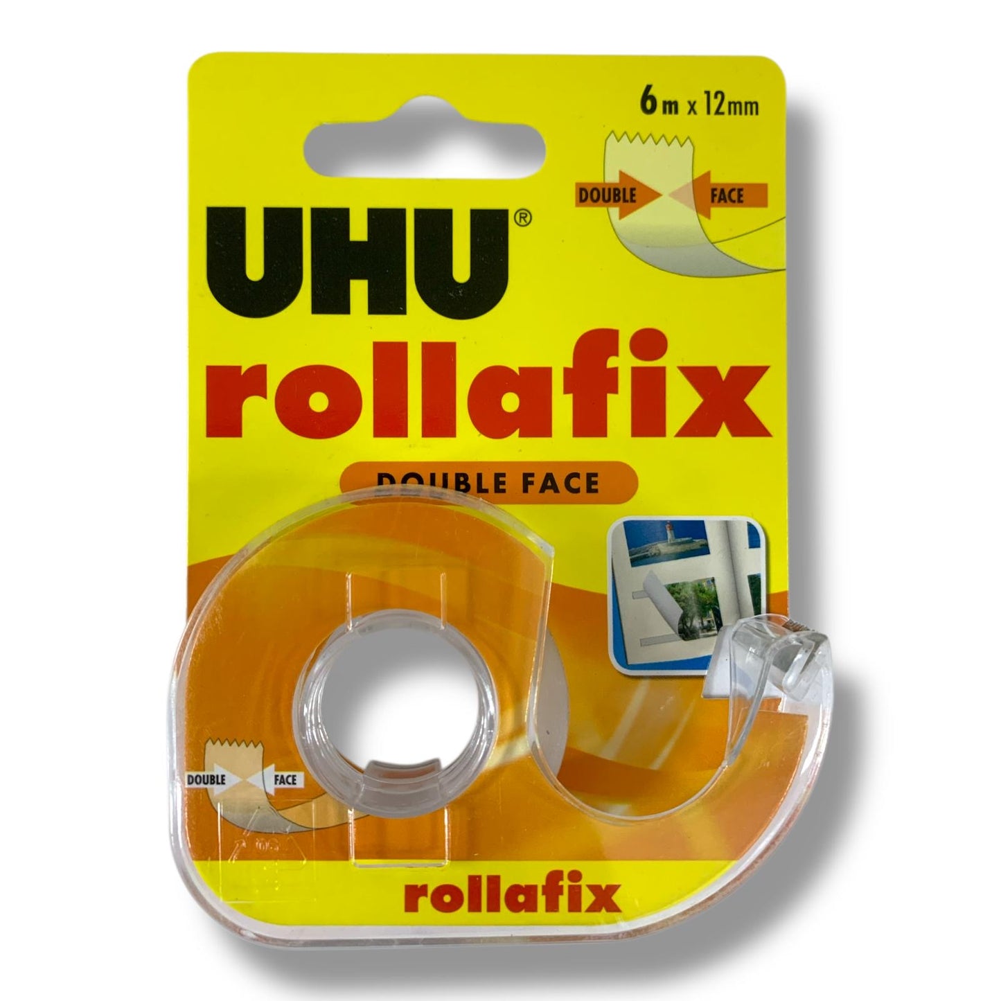 UHU Rollafix Double Face Tape || تسب لاصق دبل فيس يوهو رولافيكس