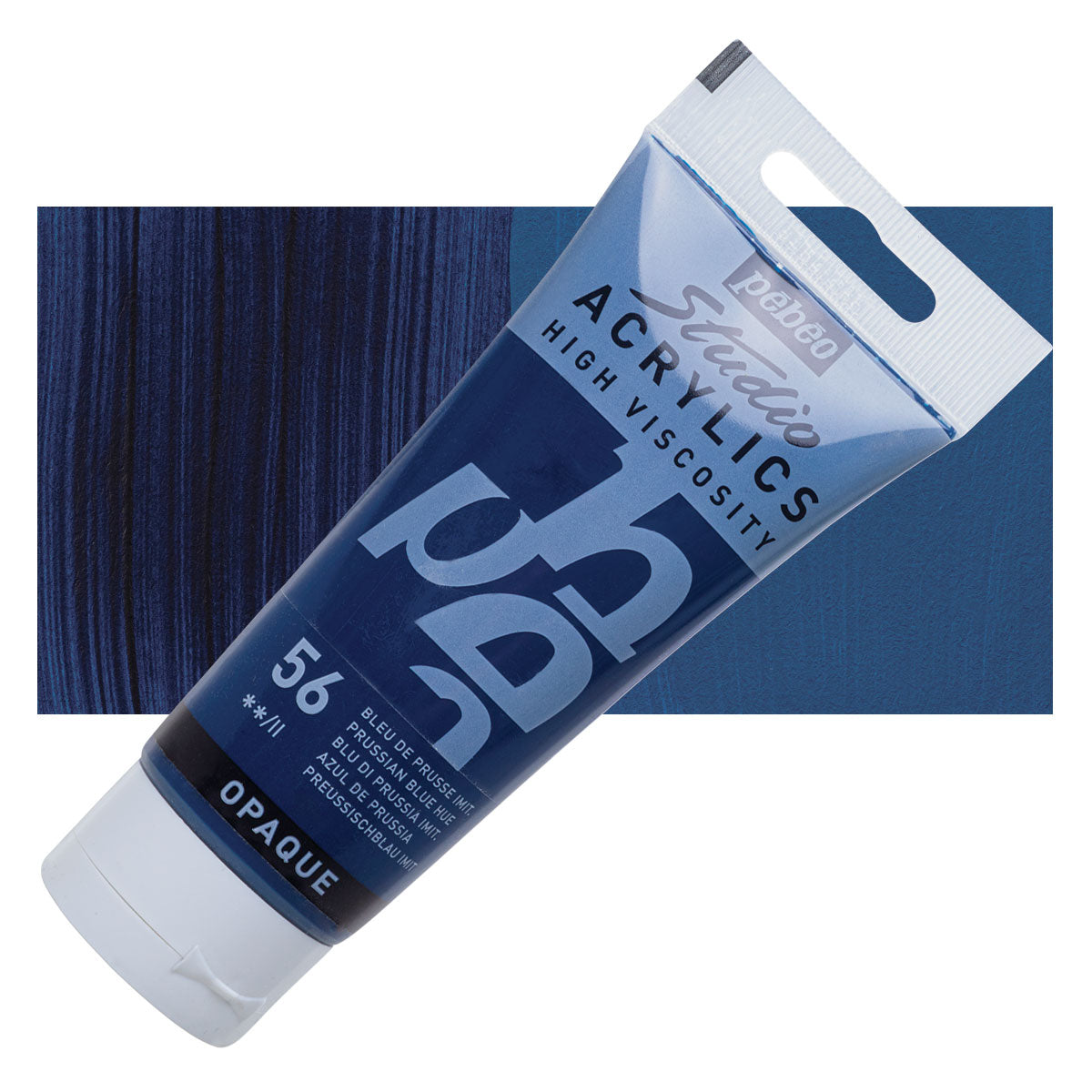 Pebeo Studio Acrylics High Viscosity 100 ml Prussian Blue || الوان بيبيو اكريليك 100 مل ازرق براشان