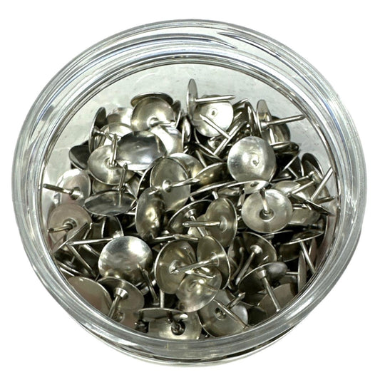 Silver Thumbtack DL3934 9x10 mm 200 pcs || دبابيس ضغط فضية ٩*١٠ مم ٢٠٠ دبوس