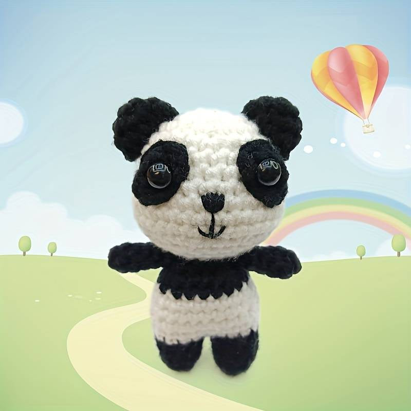 Panda Crochet Package with Turorial || مجموعة كروشيه مع فيديو توضيحي شكل باندا