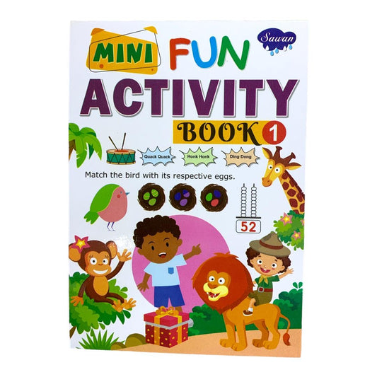 Sawan Mini Fun Activity Book 1 || دفتر نشاطات الاطفال 1