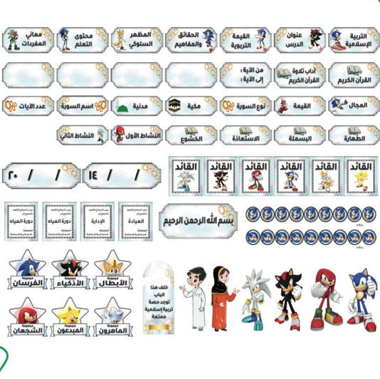  استراتيجيات و العاب بطاقات سبورة تربية اسلامية اولاد نموذج ٢