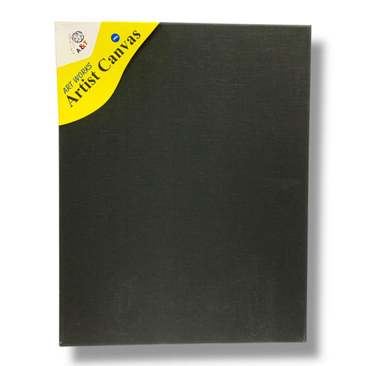 A&T Black Painting Canvas 35 x 45  || لوحة رسم كانفاس اسود اي اند تي حجم ٣٥*٤٥ سم
