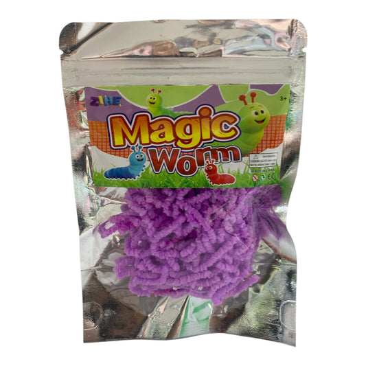 Magic Worm Slime Pack Purple || طين سحري اصابع باكيت توزيعات بنفسجي