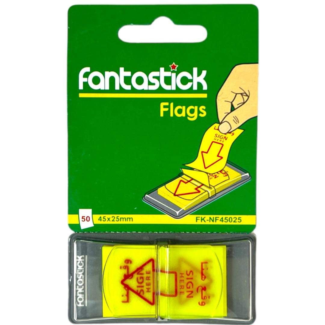 Fantastic Flags Sign Here || لاصق فانتاستيك للتوقيع