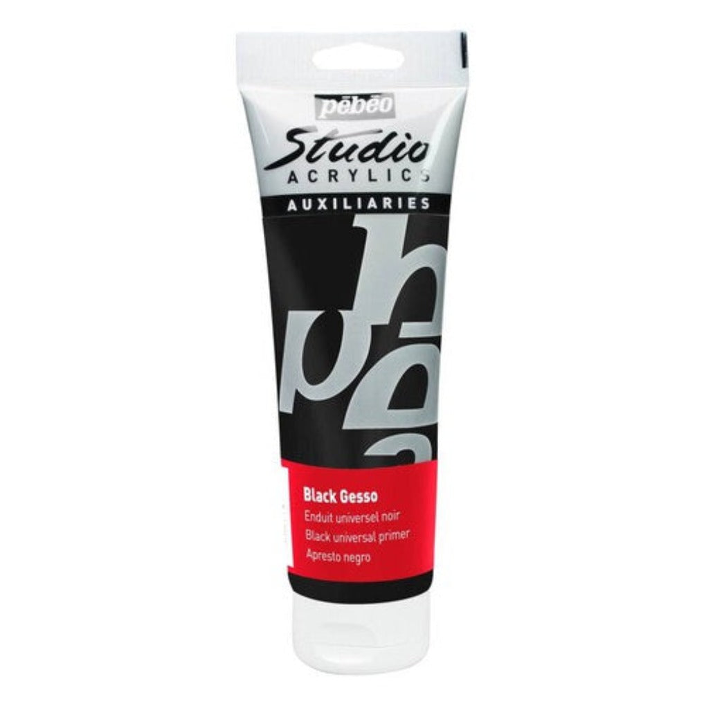 Pebeo Gesso 250 ml Black Color  || جيسو بيبيو 250 مل لون اسود