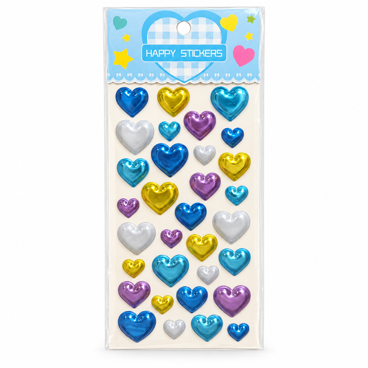 Happy Stickers - Hearts || ملصقات قلوب سعيدة