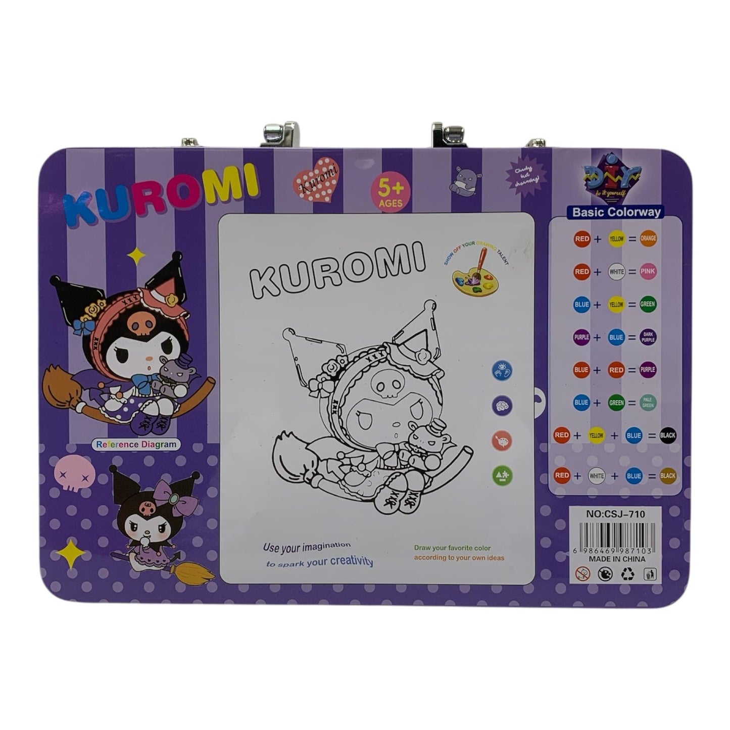 Coloring Box Kuromi || بوكس التلوين كورومي