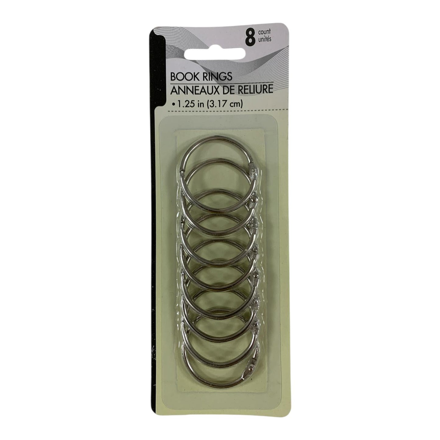 Book Rings 8 Rings 1.25 inch || حلقات كتب ٨ حلقة ١.٢٥ انش
