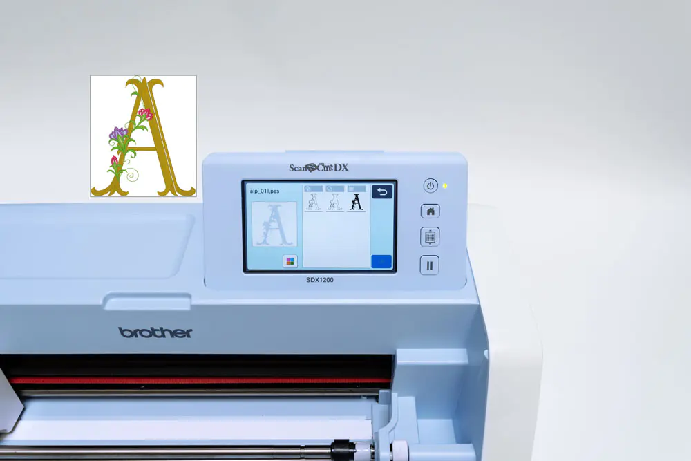 Brother SDX1200 ScanNCut Cutting Machine For Textile Fabrics || ماكينة قص ورق مقوى و ستيكرات و اقمشة برثر