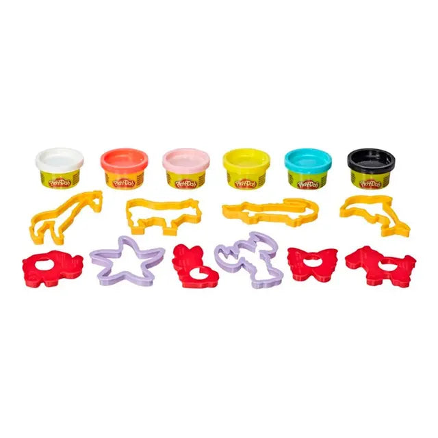 Play-Doh Fundamentals Wave Clay 6 Colors || مجموعة طين صلصال بلي دوه 6 لون مع قواطع