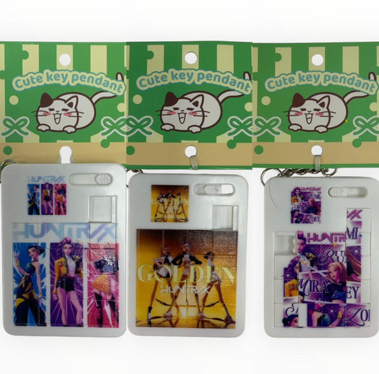 Kpop Demon Hunter Puzzle Keychain Assorted Models || علاقة مفاتيح كي بوب ديمون هنتر موديلات متنوعة
