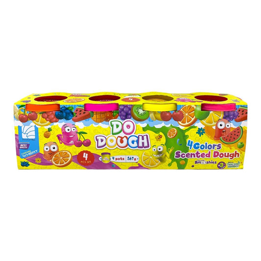 Do Dough 4 Colors Scented Dough || لعبة طين صلصال دو دوه ٤ لون معطر