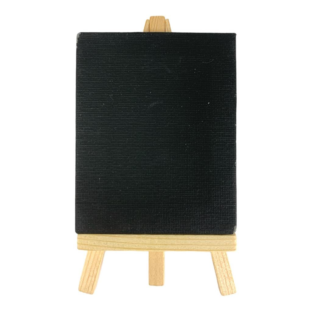 Black Canvas Set 8 x 10 cm 24 pcs || مجموعة لوحات رسم كانفاس لون اسود ٨*١٠ سم ٢٤ حبة