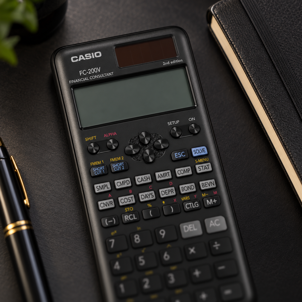 Casio FC-200V Financial Calculator || اله حاسبه كاسيو التمويلية اف سي 200