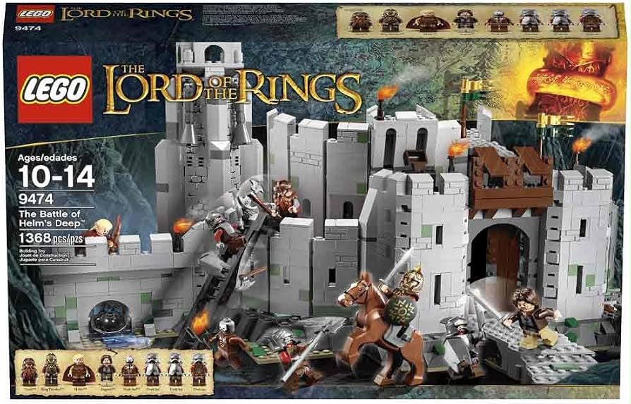 Lego Lord of The Rings The Battle of Helms Deep Discontinued by Manufacturer || ليغو قطعة نادرة لورد اوف ذا رينجز معركة هلمز ديب