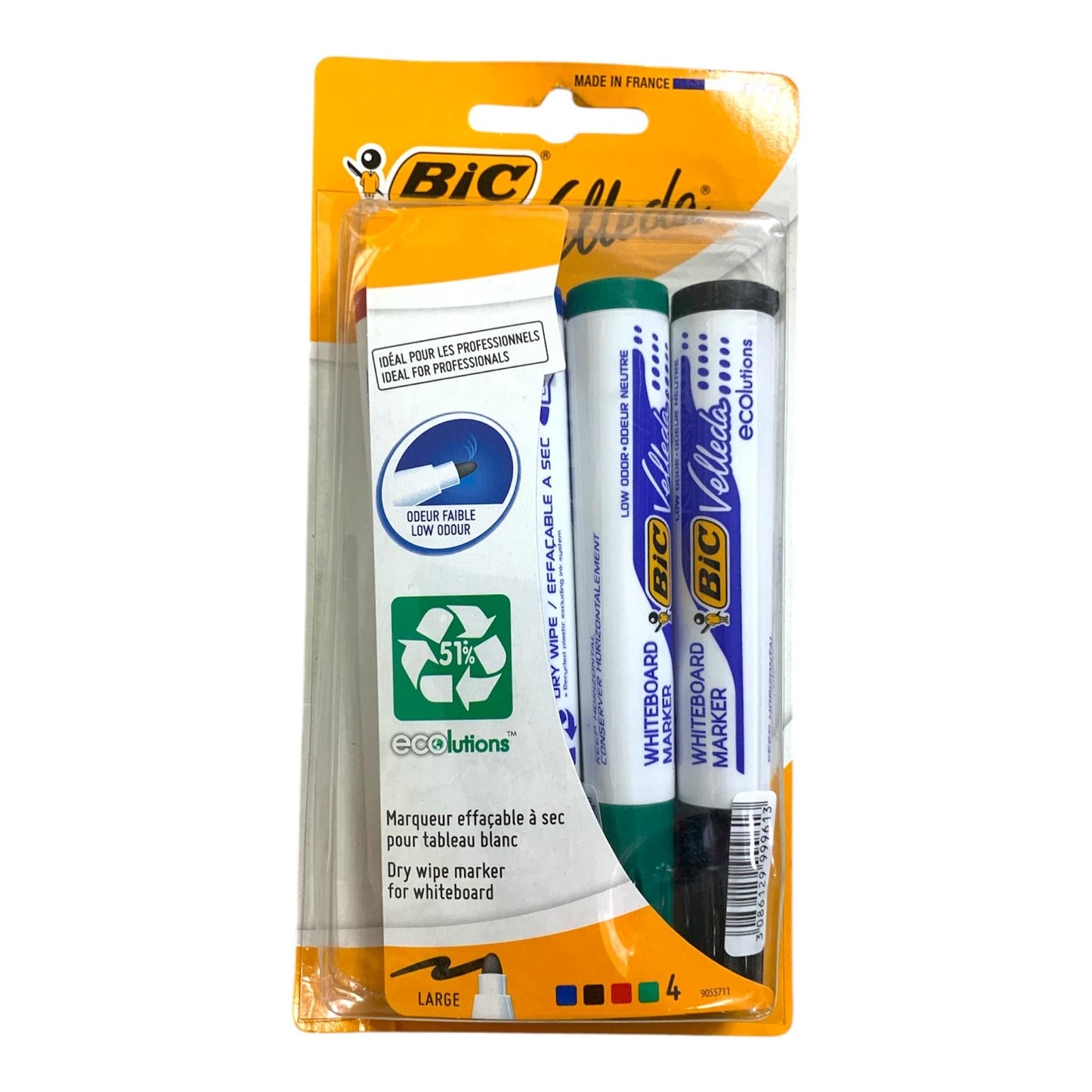 Bic Whiteboard Marker 4 Colors || اقلام صبورة بيك ٤ لون