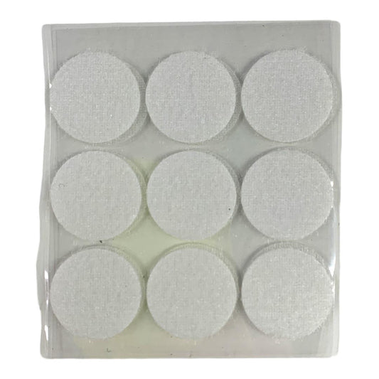 A&T White Circular Velcro Large Size || عاشق و معشوق لون ابيض دائري كبير اي اند تي