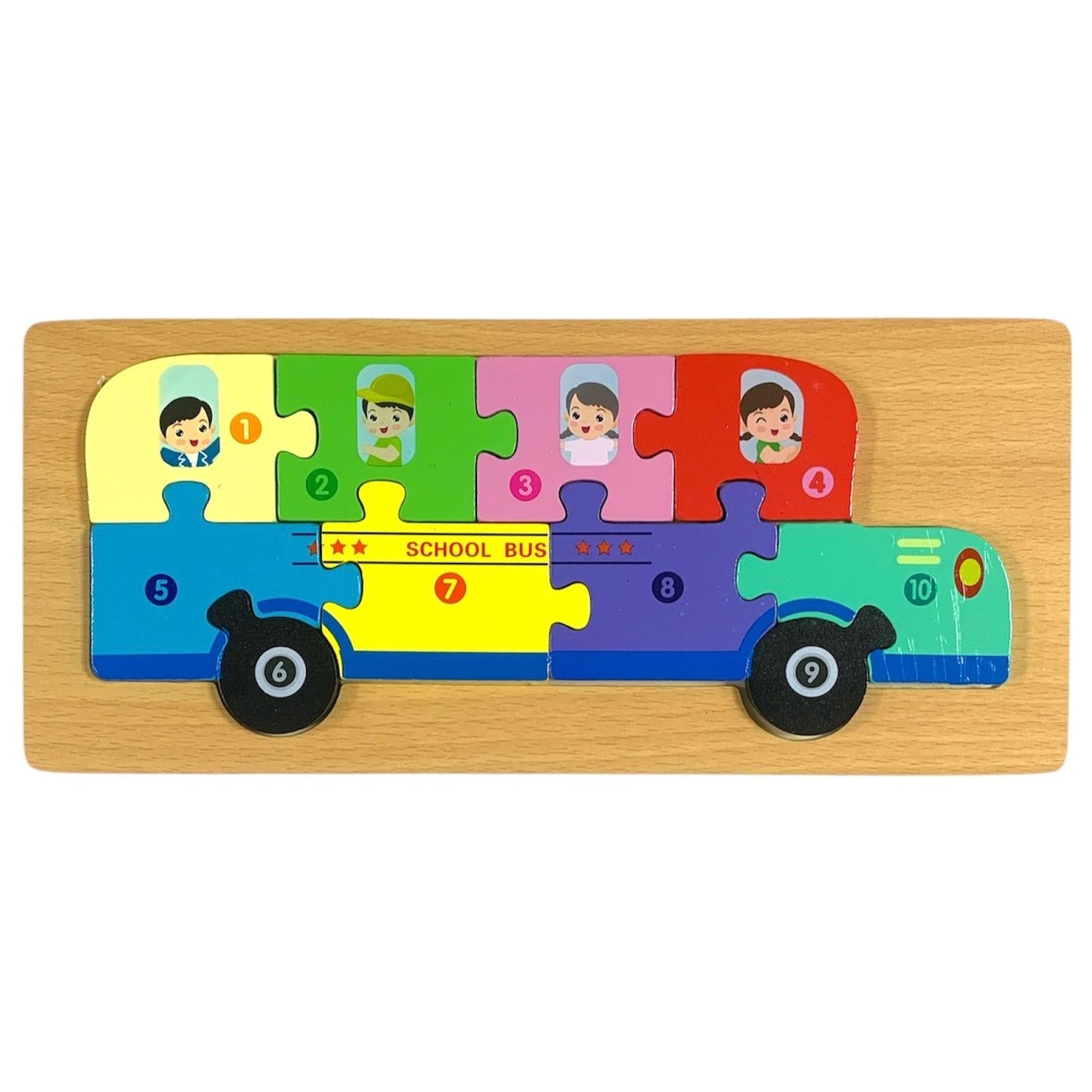 A&T Puzzle School Bus || بازل اي  اند تي باص المدرسة