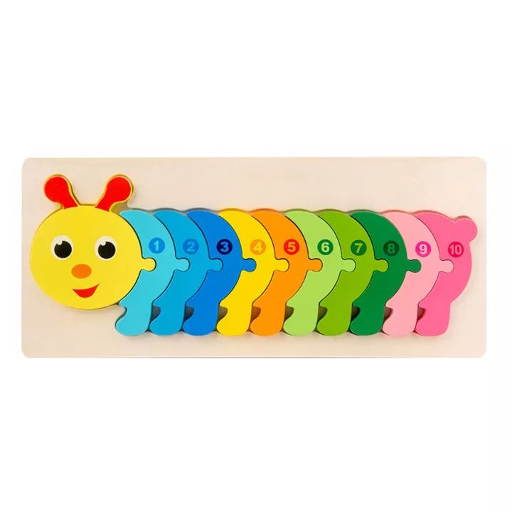 Worm Puzzle || بازل تعليمي شكل دودة