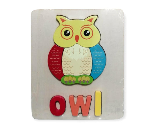 Puzzles Owl Shape 8 Pcs || بازل شكل بومة ٨ قطعة
