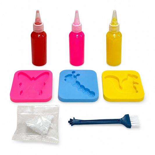 Slime Gel Water Spirit DIY Set 3 Colors || لعبة سلايم جل واتر سبيريت 3 لون