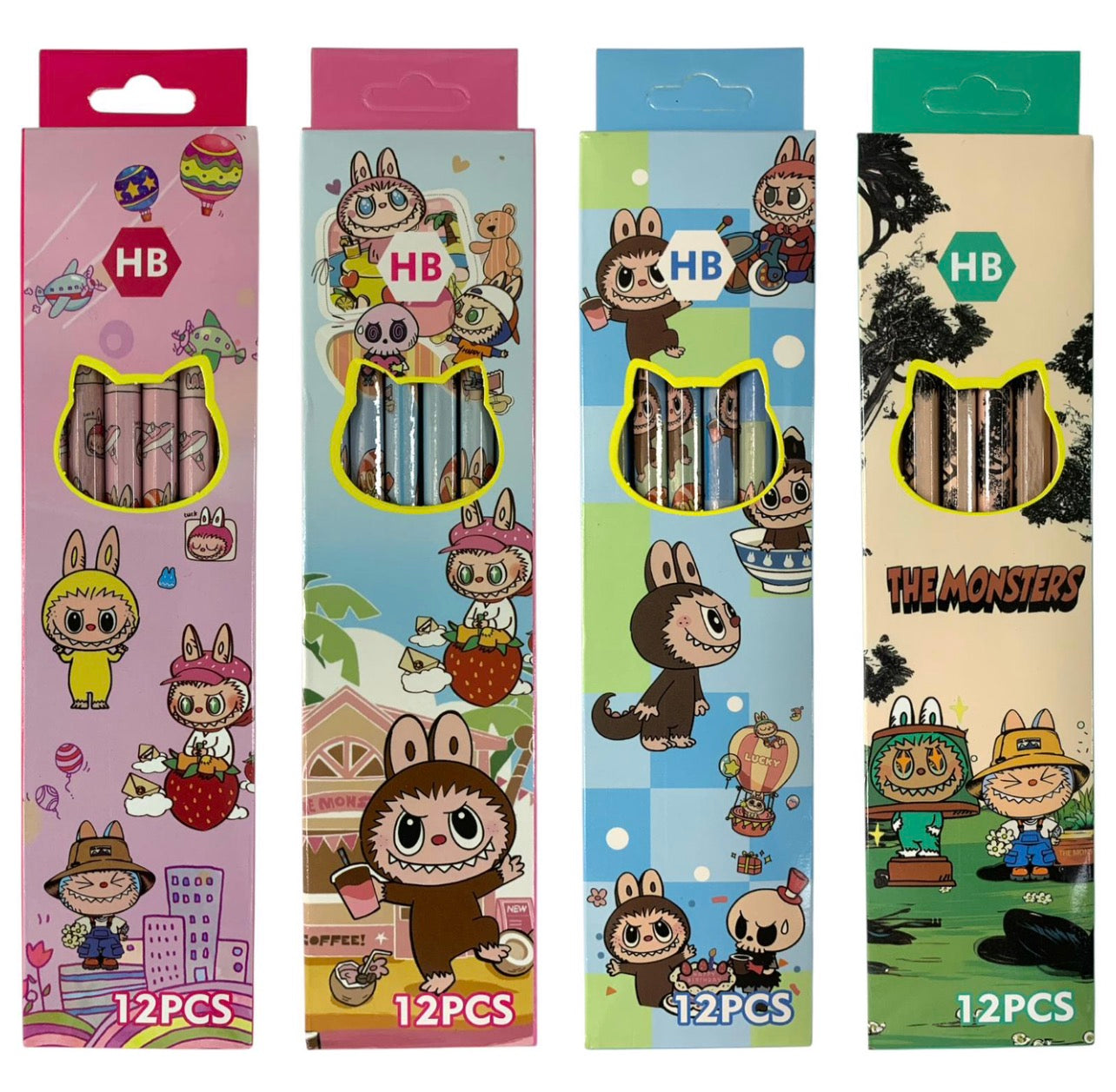 Labubu Pencil Pack Assorted Models || باكيت اقلام رصاص لابوبو موديلات متنوعة