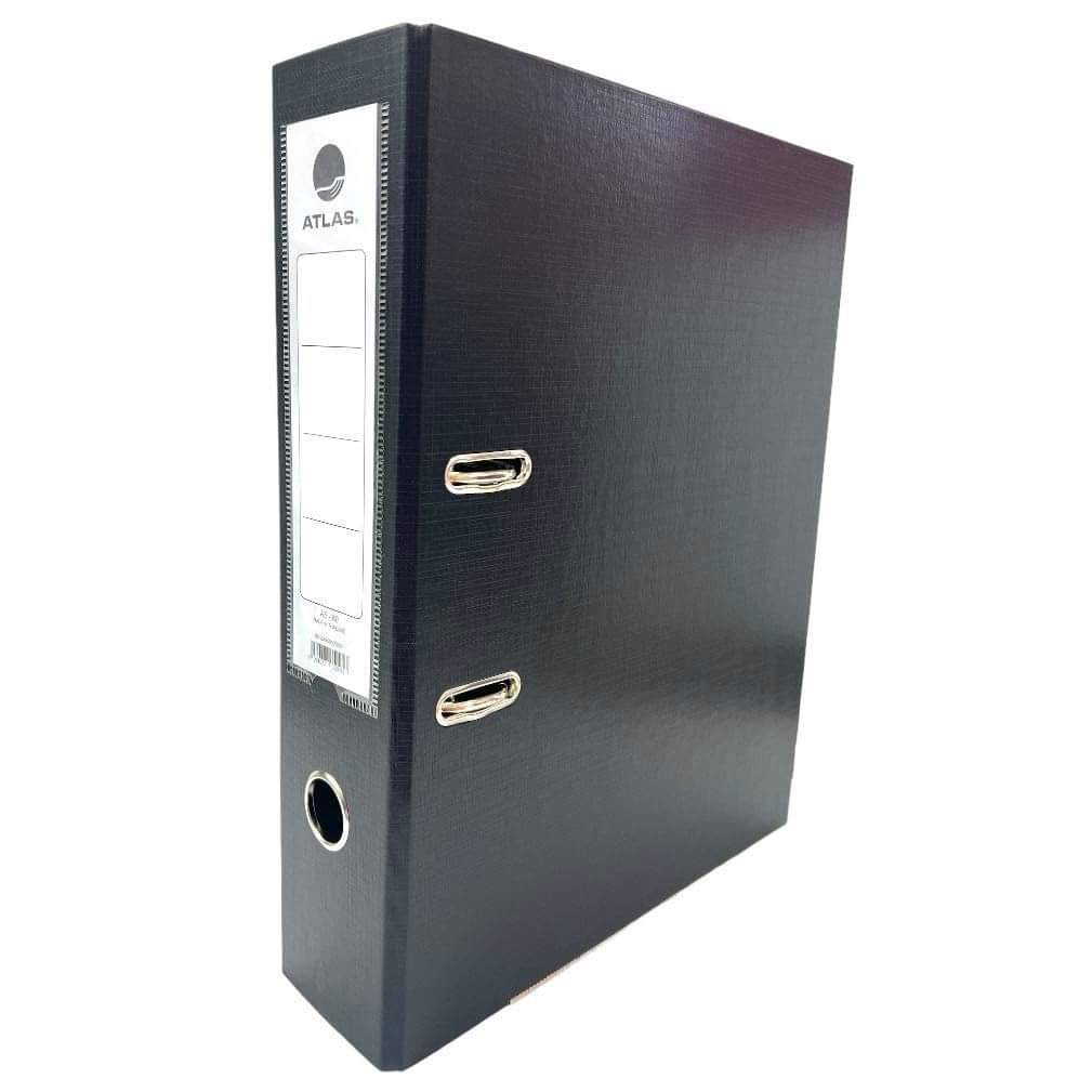 Atlas Office Box Files Black Color || بوكس فايل لون اسود