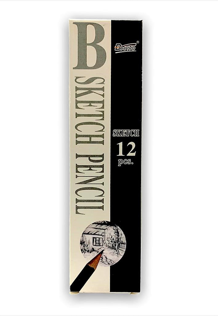 Sketch Pencil 12 pcs B || اقلام رصاص درجات سكيتش درجة