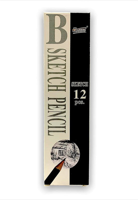 Sketch Pencil 12 pcs B || اقلام رصاص درجات سكيتش درجة