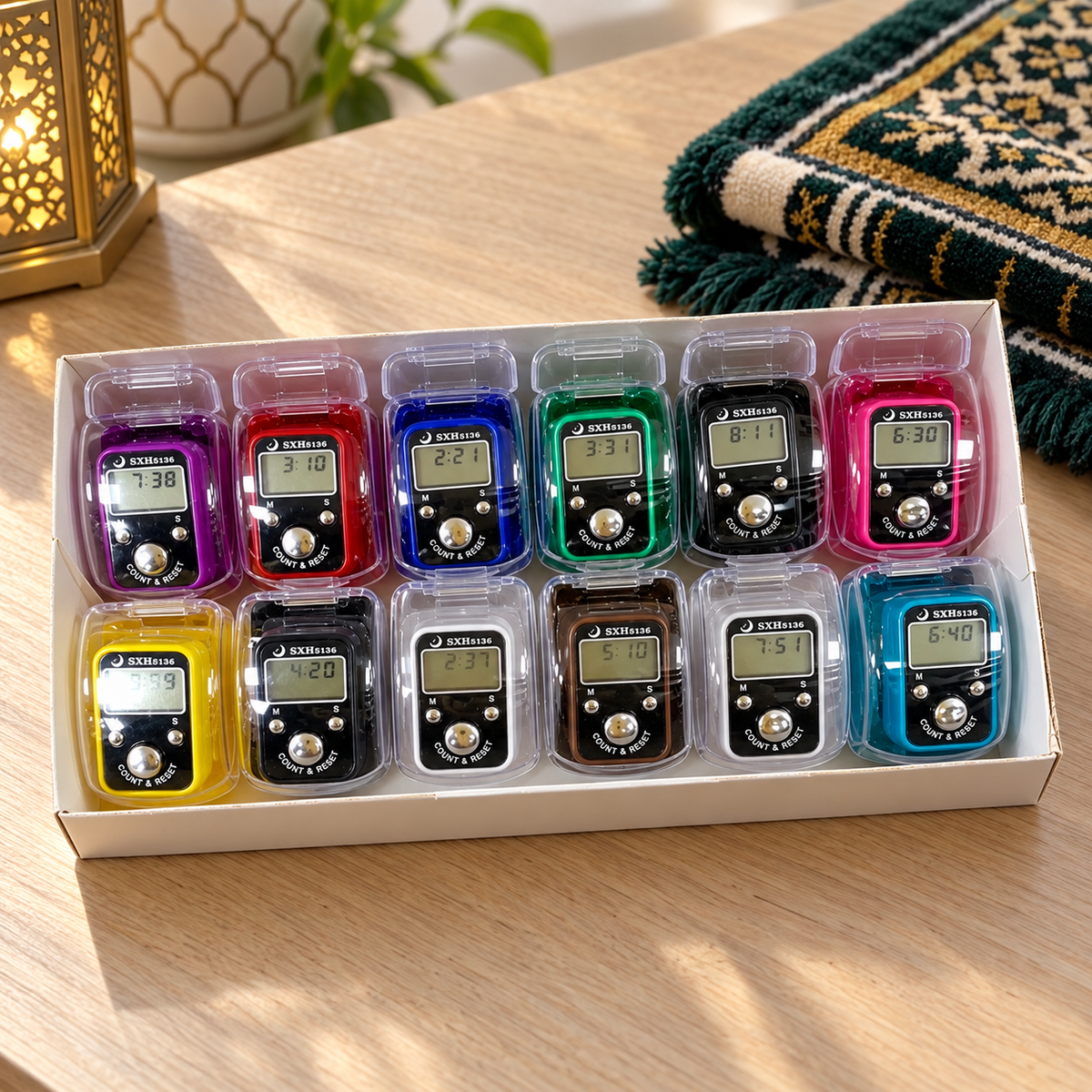Tasbih Rings Assorted Color by Box || خواتم تسبيح بعلبة الوان متنوعة بالكرتون